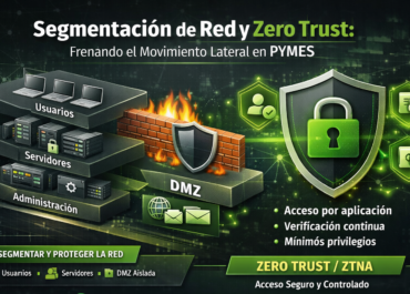 Segmentación de red y Zero Trust: la forma más efectiva de frenar el movimiento lateral en PYMES