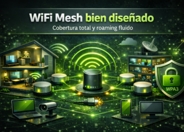 WiFi Mesh bien diseñado.